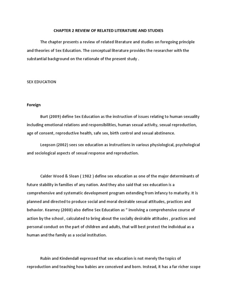 sex education curriculum journal article about sex education pdf